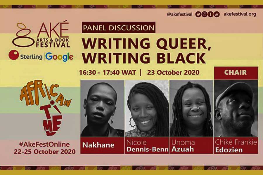 Chiké Frankie Edozien Chairs ‘WRITING QUEER, WRITING BLACK' Poster