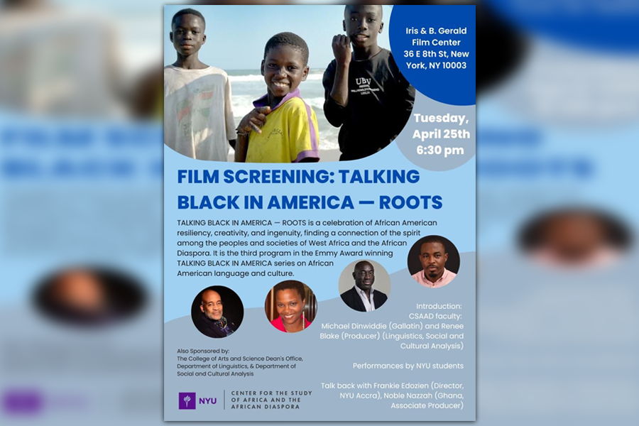 Film Screening: Talking Black in America - Roots Poster